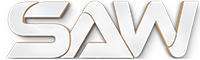 Standard American Web's brown and white 3D logo